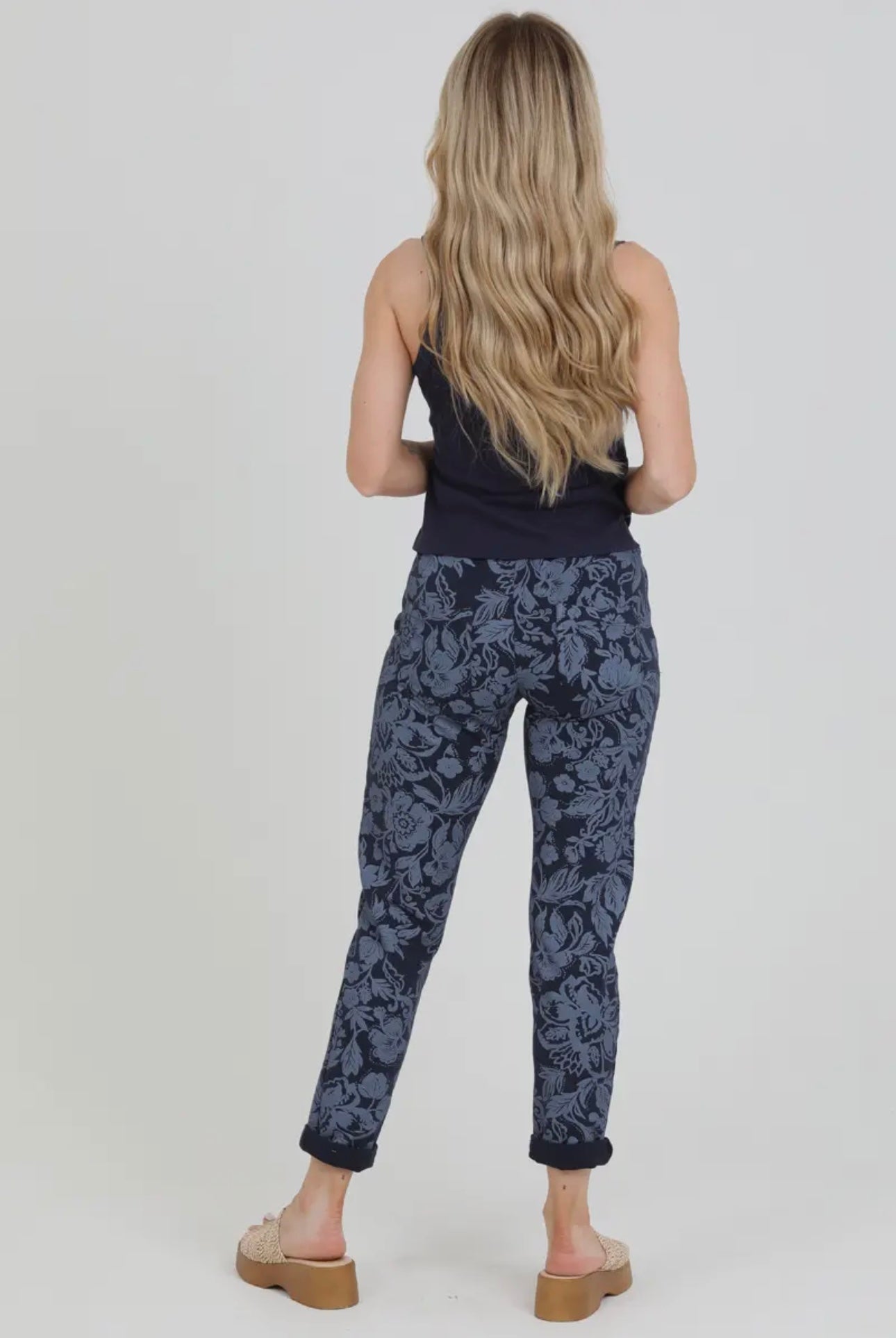 Floral Print Jogger Pants