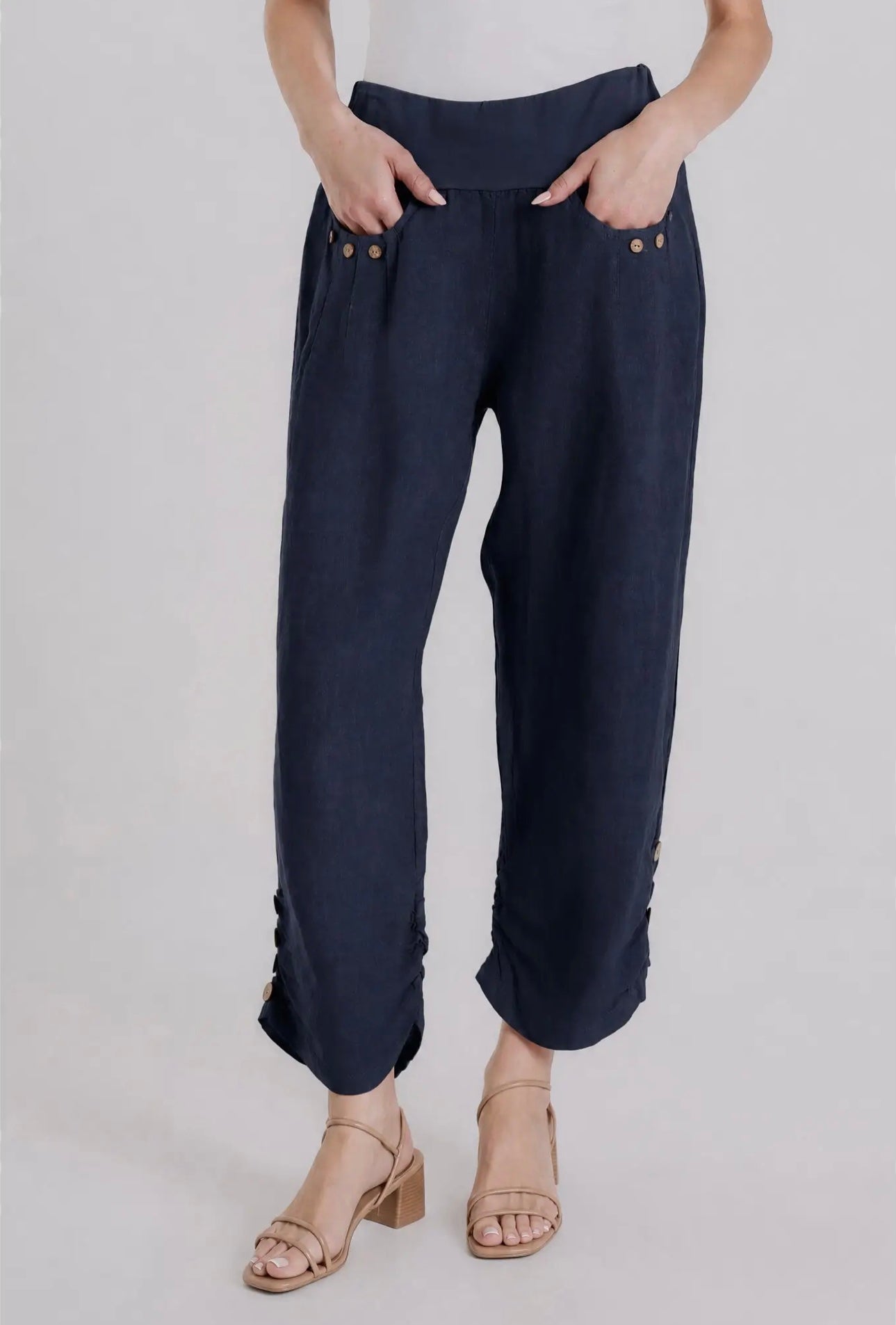 Georgia Relaxed Fit - Linen Pants