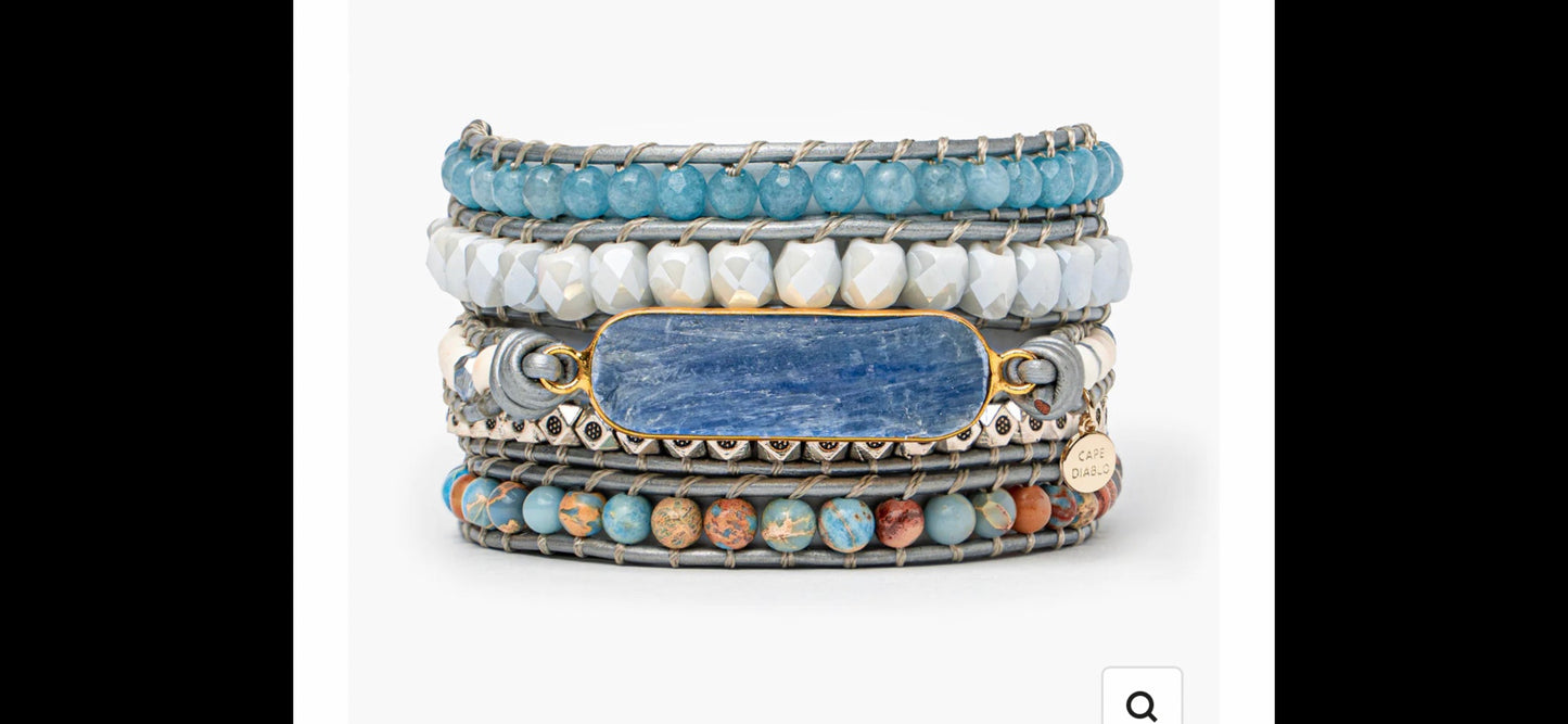 wrap Bracelet Blue Tones