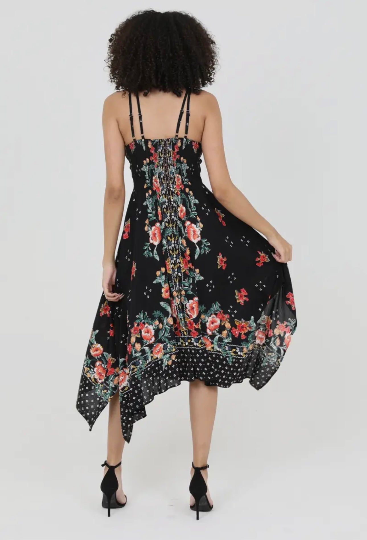 Hanky Lace Midi Dress