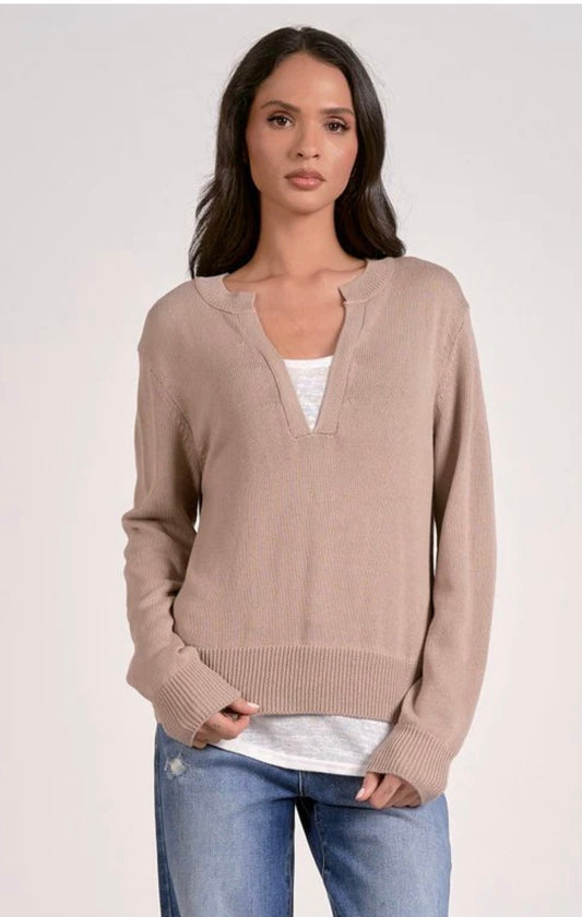 Oatmeal Layered Sweater