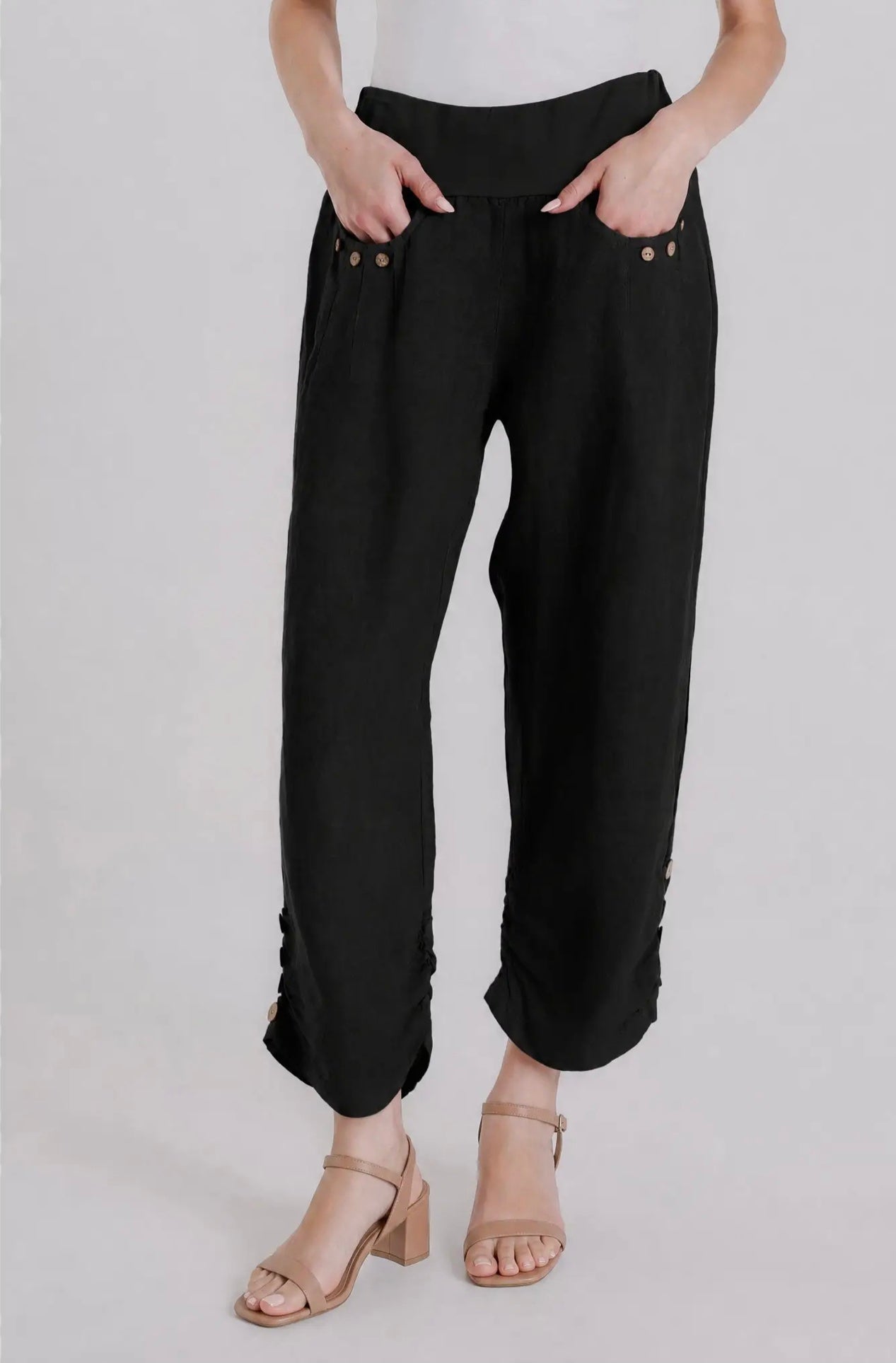 Georgia Relaxed Fit - Linen Pants