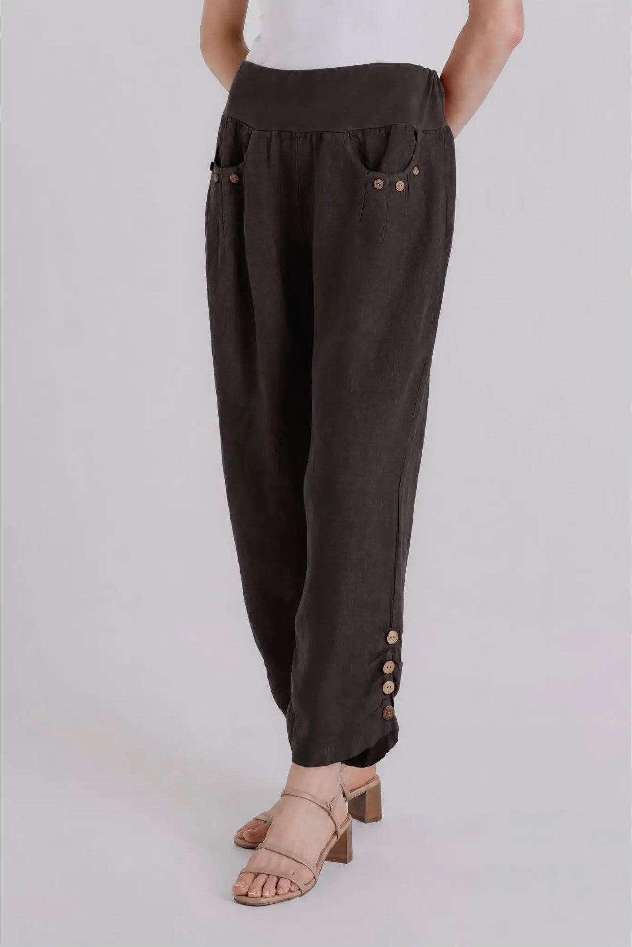 Georgia Relaxed Fit - Linen Pants