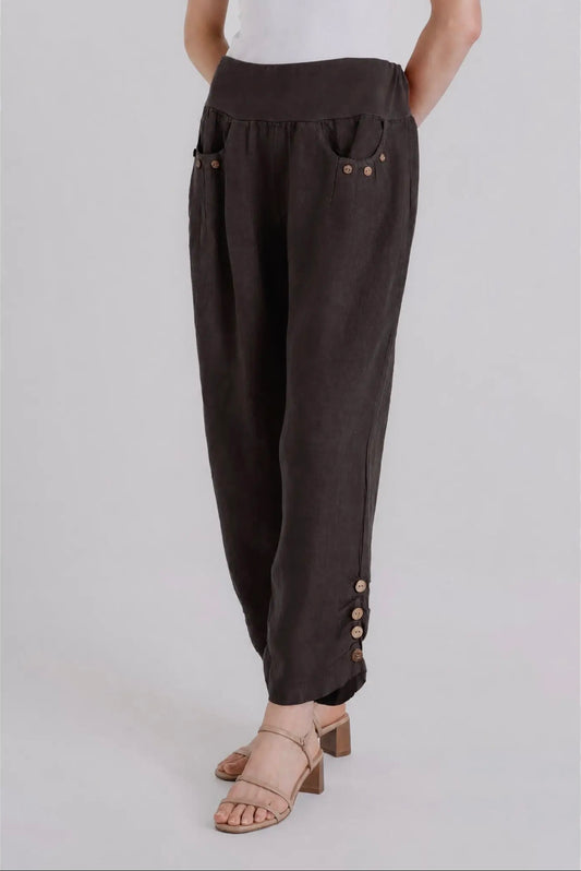 Georgia Relaxed Fit - Linen Pants