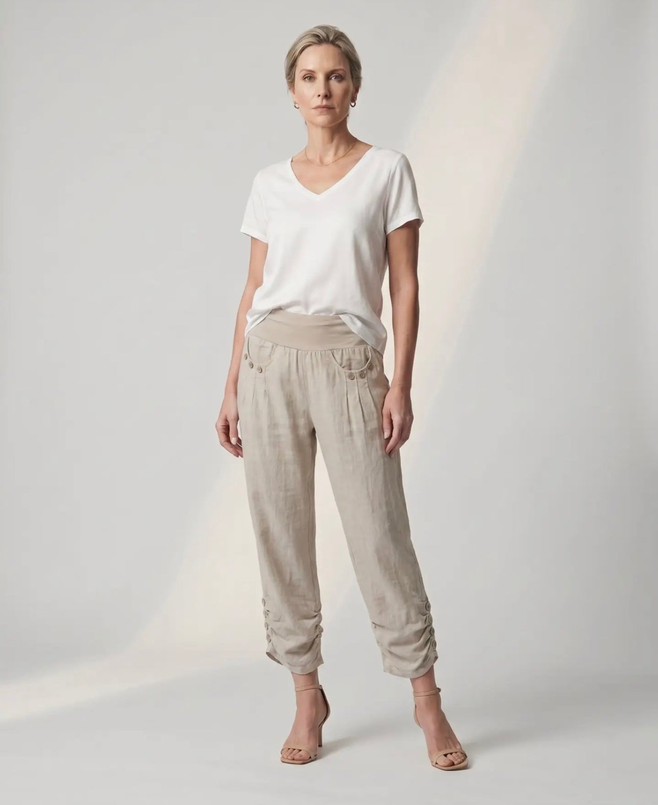 Georgia Relaxed Fit - Linen Pants