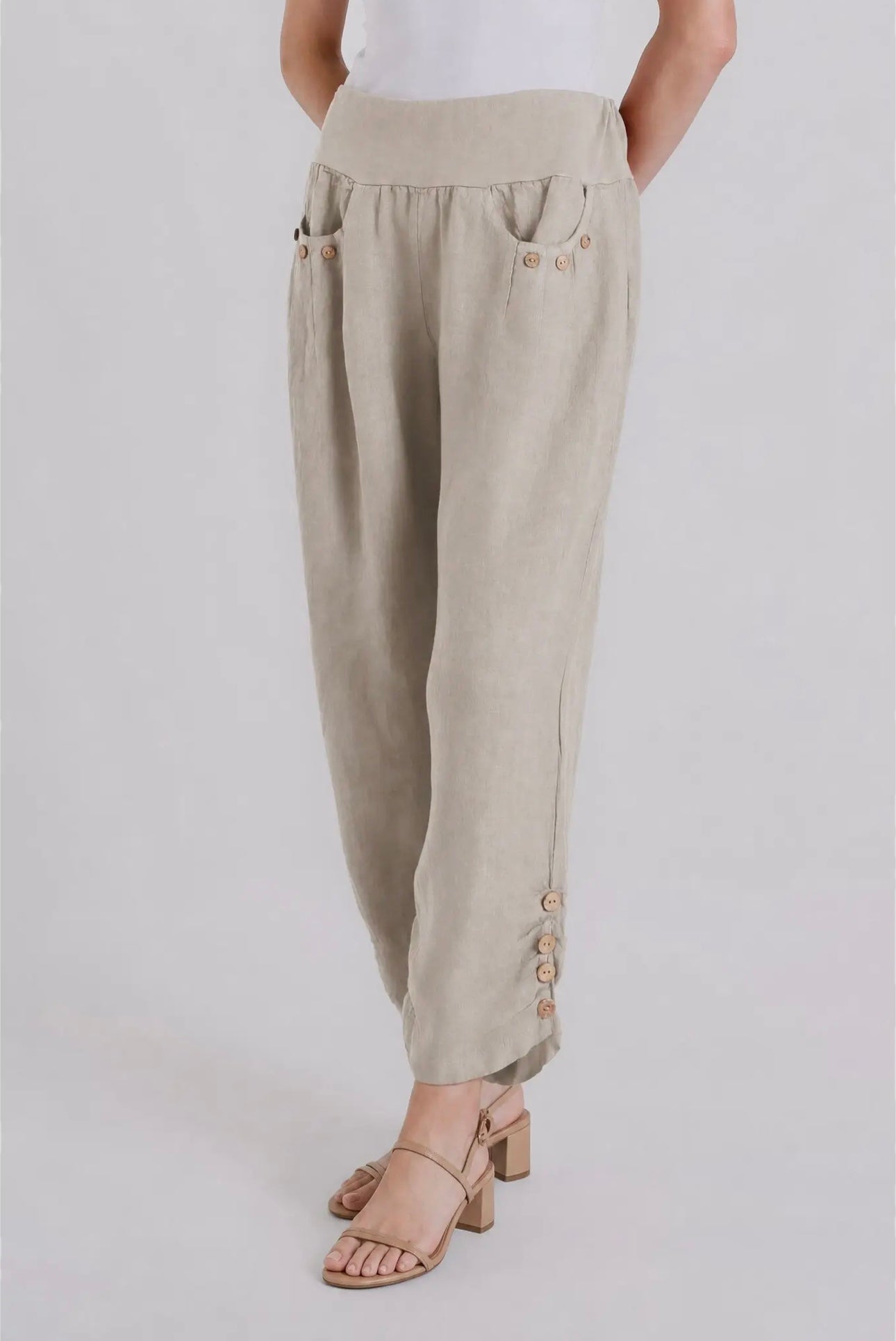 Georgia Relaxed Fit - Linen Pants