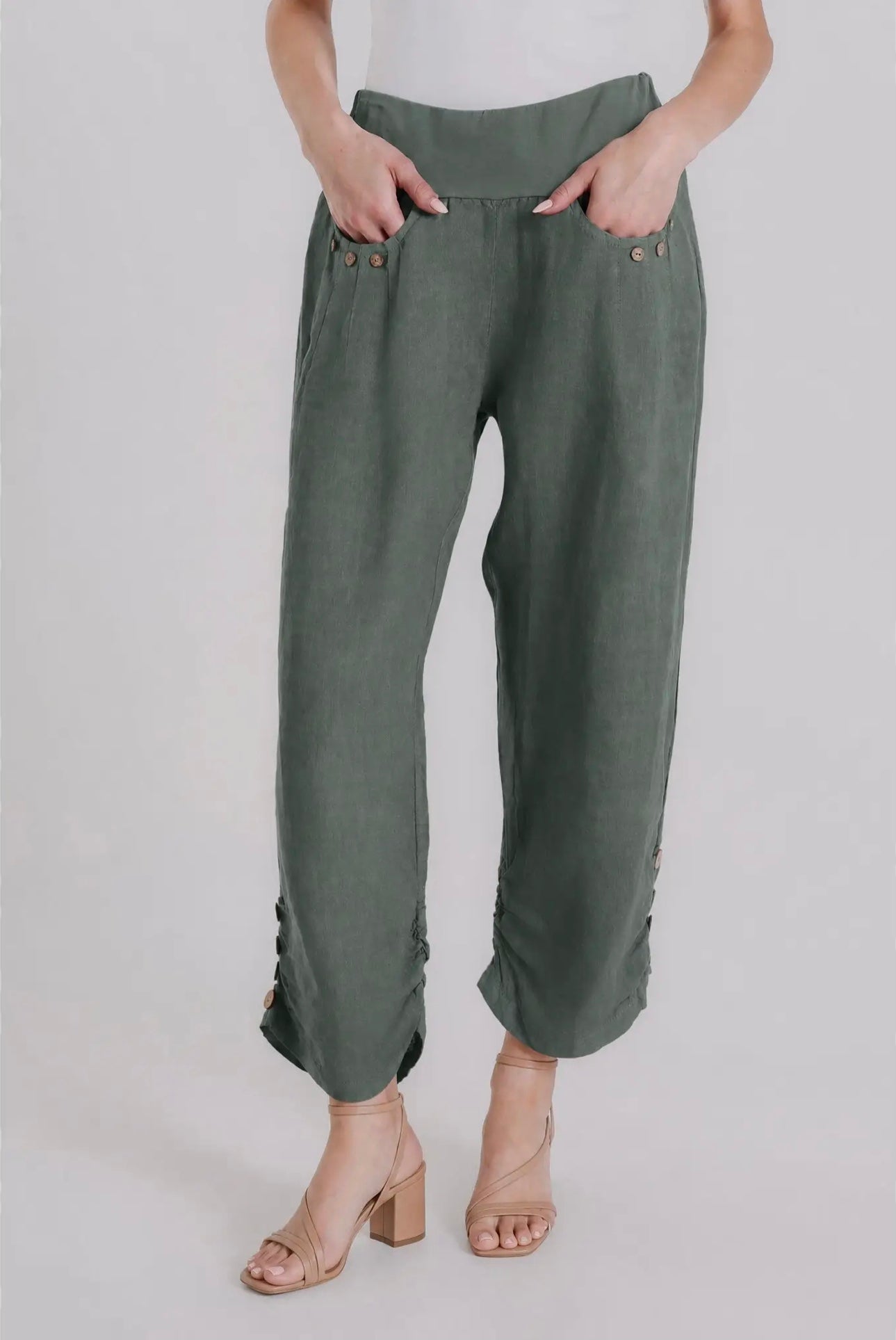 Georgia Relaxed Fit - Linen Pants