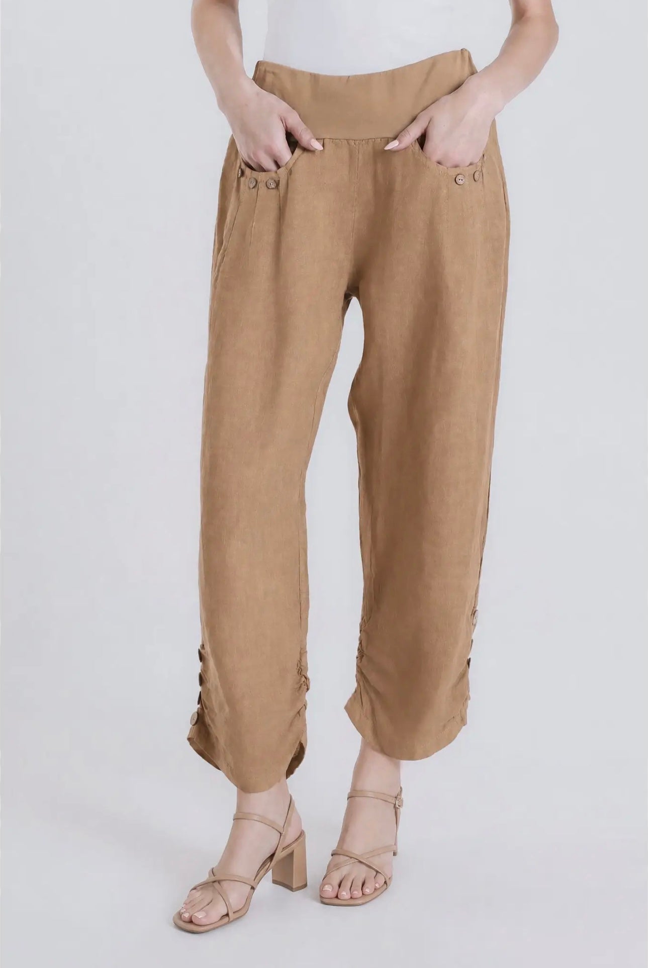 Georgia Relaxed Fit - Linen Pants