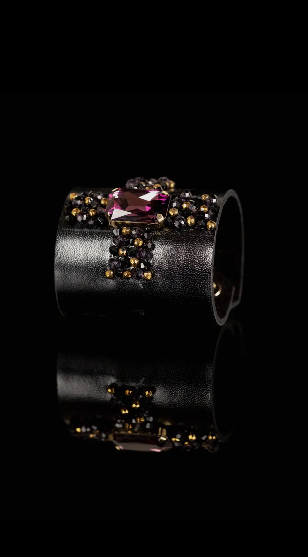 Crux Bracelet W/ Purple Stone