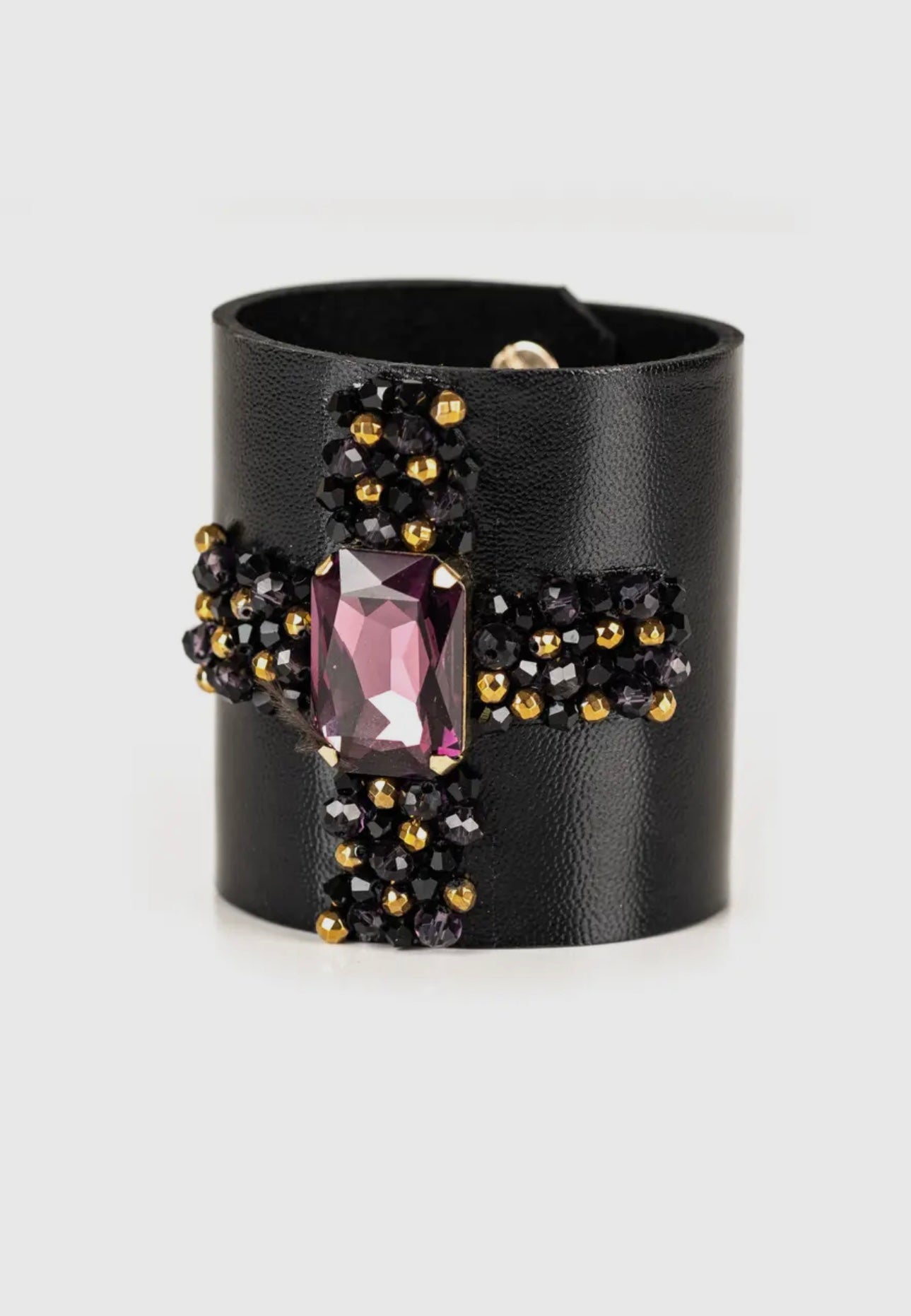 Crux Bracelet W/ Purple Stone